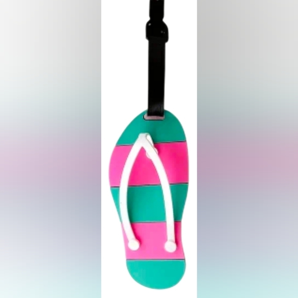 Luggage Tags- 2 Flip Flop Per Pack. New - Picture 2 of 2